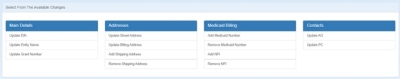 available changes - nonhospital