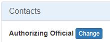 AO Change Request button