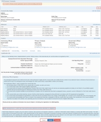 Screen shot of CE Details page for recertification resubmission