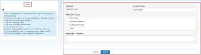 Registering a labeler code upload attachment window