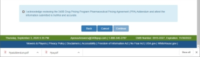Manufacturer Registration AO Attestation of PPA Addendum